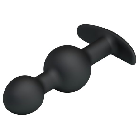 Pretty Love - análny dildo s vnútornou guličkou - čierne