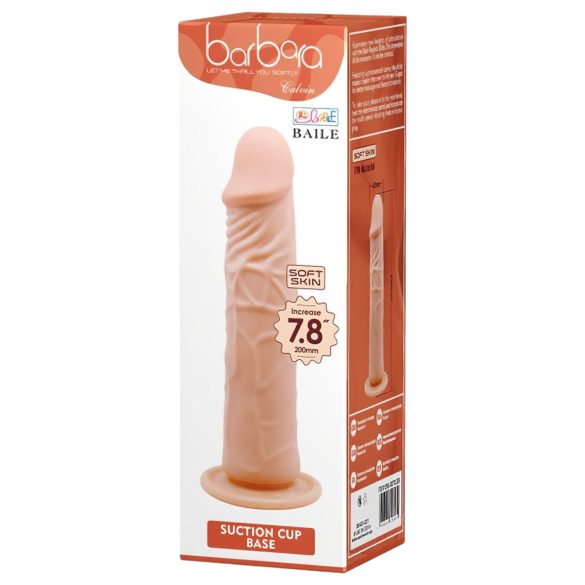 Baile Barbara Calvin - realistický dildo - 20 cm - naturálna farba
