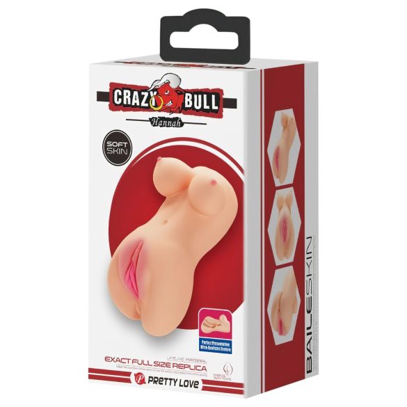 Crazy Bull - realistická mini vagína - naturálny vzhľad