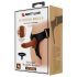Univerzálny postroj s dildo, 17 cm - Čierny