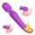 Sex HD Iris - 2-motorový vyhrievací masážny vibrátor (fialový)