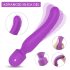 Sex HD Iris - 2-motorový vyhrievací masážny vibrátor (fialový)
