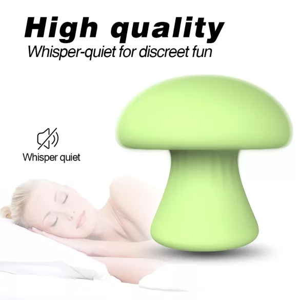 Magic Mushroom - akumulátorový masér na tvár (zelený)