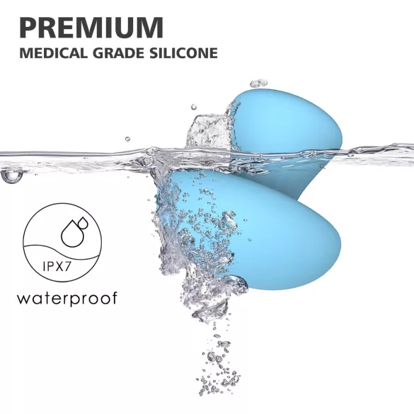 Magic Mushroom - nabíjateľný pleťový masážny prístroj (modrý)