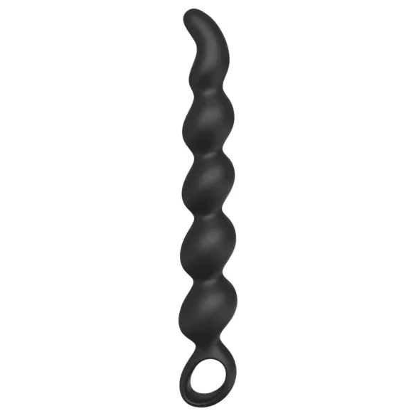 Sex HD Steven - análne dildo s korálkami - čierne