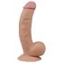 Lovetoy Ultra Soft – pružný, realistický dildo – 21,5 cm (naturálny)