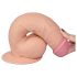 Lovetoy Ultra Soft – pružný, realistický dildo – 21,5 cm (naturálny)