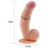 Lovetoy Ultra Soft – pružný, realistický dildo – 21,5 cm (naturálny)