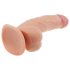 Lovetoy Ultra Soft – pružný, realistický dildo – 21,5 cm (naturálny)
