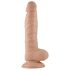 Lovetoy Real Extreme - prísavkový dildo - 21cm (prírodný)