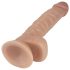 Lovetoy Real Extreme - prísavkový dildo - 21cm (prírodný)