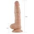 Lovetoy Real Extreme - prísavkový dildo - 21cm (prírodný)