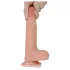 Lovetoy Nature Cock - realistický dvojvrstvový dildo - 18cm - telová farba