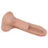 Lovetoy Nature Cock - realistický dvojvrstvový dildo - 18cm - telová farba