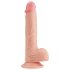 Lovetoy - realistický dildo s prísavkou - 21 cm - telová farba