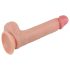 Lovetoy Prírodný Dildo - dvojvrstvový, realistický - 20cm (prírodná)