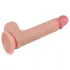 Lovetoy - realistický dvojvrstvový dildo - 20 cm - telová farba