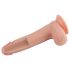 Lovetoy Prírodný Dildo - dvojvrstvový, realistický - 20cm (prírodná)