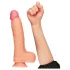Lovetoy - realistický dildo - dvojvrstvové - 25 cm - telová farba