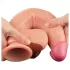 Lovetoy - realistický dildo - dvojvrstvové - 25 cm - telová farba