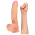 Lovetoy - realistický dvojvrstvový dildo - 28 cm - telová farba