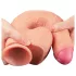 Lovetoy - realistický dvojvrstvový dildo - 28 cm - telová farba