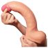 Lovetoy Nature Cock - realistický dvojsilikónový dildo - 30cm (prirodzený)