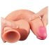 Lovetoy Nature Cock - realistický dvojsilikónový dildo - 30cm (prirodzený)