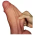 Lovetoy - realistický dvojvrstvový dildo - 26 cm - telová farba