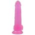 Lovetoy Jelly Studs - prísavný dildo - 20 cm (ružový)