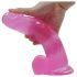 Lovetoy Jelly Studs - prísavný dildo - 20 cm (ružový)