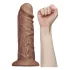 Lovetoy Chubby - realistický dildo s prísavkou - 25 cm - telová farba