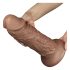 Lovetoy Chubby - realistický prísavný dildo - 25cm (prírodná)