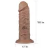 Lovetoy Chubby - realistický dildo s prísavkou - 25 cm - telová farba