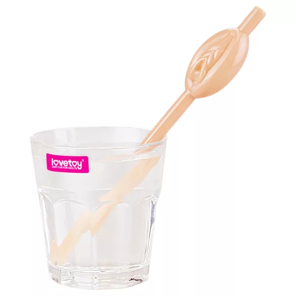 Lovetoy - slamka v tvare vagíny - natur