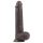 Lovetoy Sliding-Skin - dvojvrstvové dildo - 23 cm (hnedé)