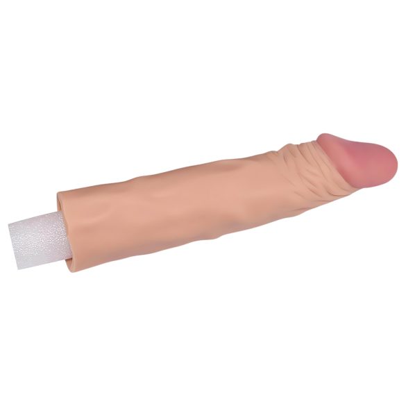 Lovetoy - návlek na penis - predĺženie 19 cm - naturálna farba