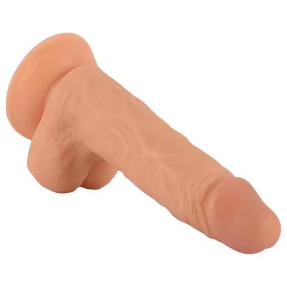 Mr. Rude - realistický dildo s prísavkou - 19 cm - telová farba