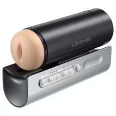   Lovense Solace Pro - aplikáciou ovládaný prirážací masturbátor pre mužov (čierny)