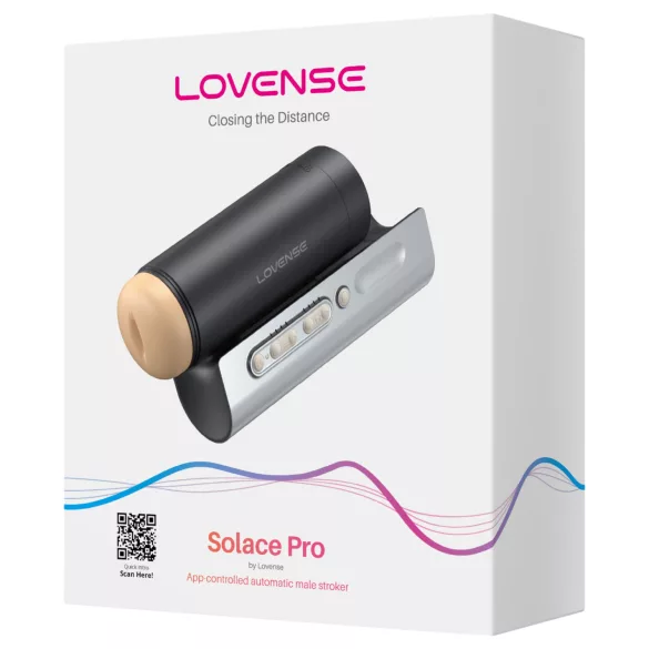 Lovense Solace Pro - Aplikáciou ovládaný masturbátor pre mužov (čierny)