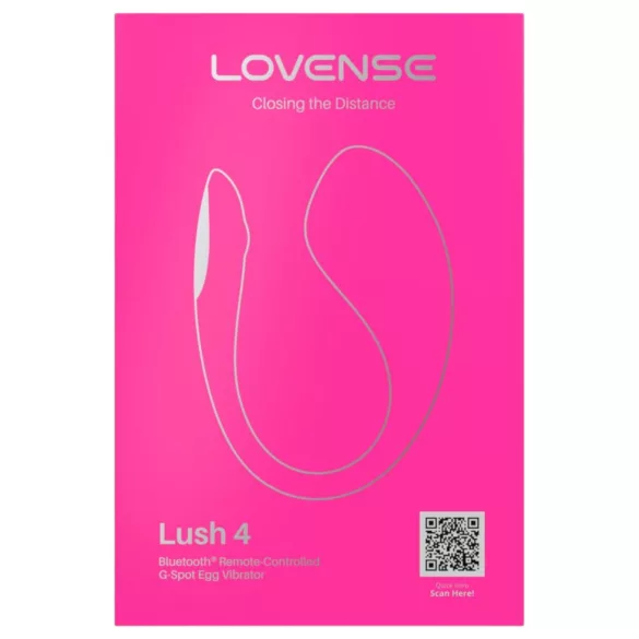 LOVENSE Lush 4 - inteligentné vibračné vajíčko (ružové)