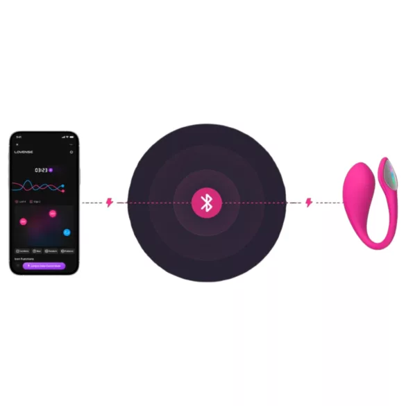 LOVENSE Lush 4 - inteligentné vibračné vajíčko (ružové)