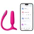Lovense Lush Anal - análne vibračné vajíčko ovládané aplikáciou, s LED - ružové