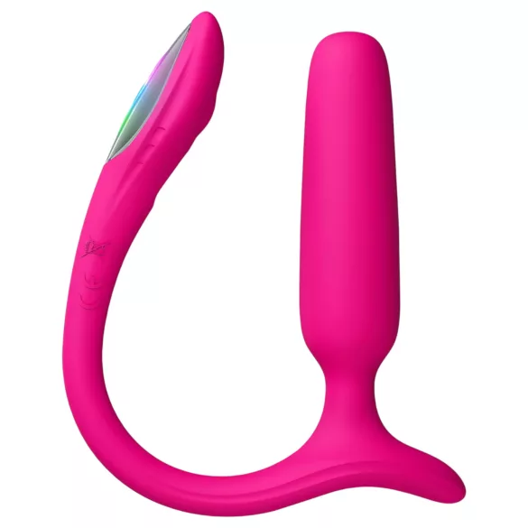 Lovense Lush Anal - análne vibračné vajíčko ovládané aplikáciou, s LED - ružové