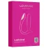 Lovense Lush Anal - análne vibračné vajíčko ovládané aplikáciou, s LED - ružové
