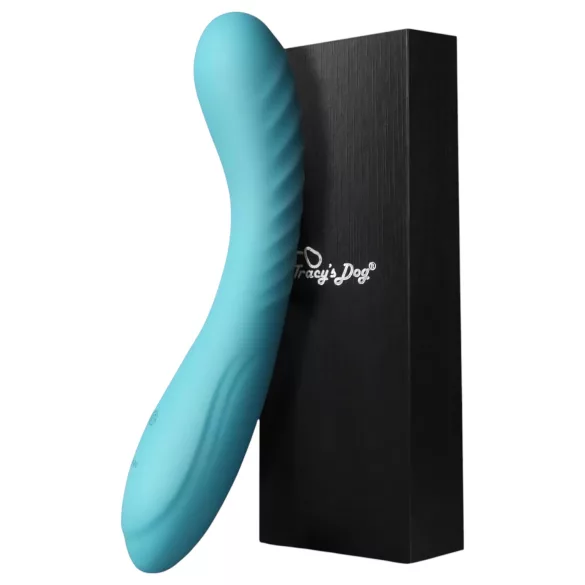 Tracy's Dog Teal - vibrátor na G-bod - nabíjateľný - tyrkysový