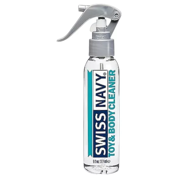 Swiss Navy - čistič erotických pomôcok a tela - sprej s pumpičkou 177ml