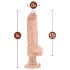 Blush Bad Boy – vibrátor s piercingom – 17 cm (prírodná farba)