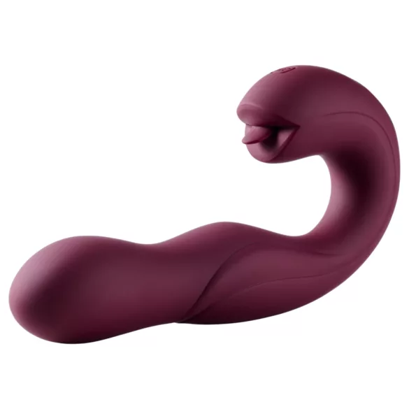 Honey Play Box Joi - vibrátor na G-bod s rotáciou a lízaním - fialový