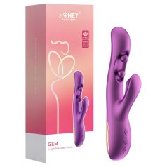   Honey Play Box Gem - vibrátor na G-bod a klitoris - perlový, fialový